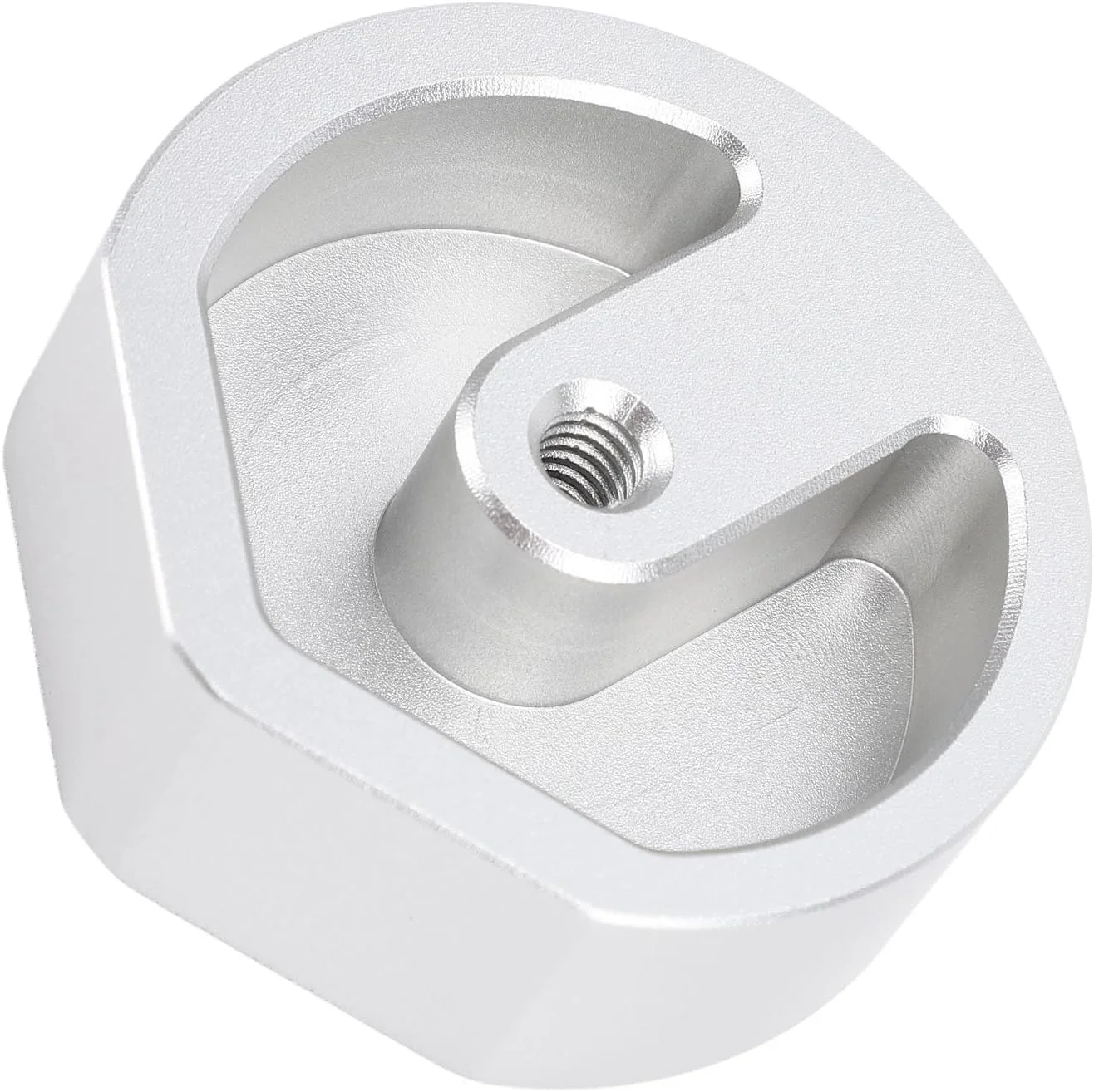 آداپتور نصب سه پایه برای نصب روی سقف قایق و RV، آداپتور نصب سه پایه آلیاژ آلومینیوم، پایه براکت سه پایه نصب RV مقاوم برای تریلر RV، کمپینگ قایق بادبانی (نقره ای)