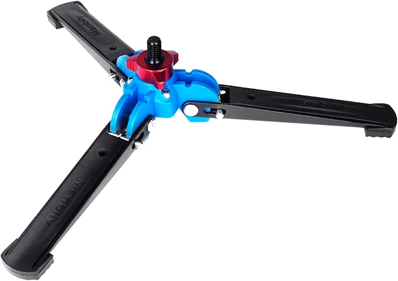 پایه سه پایه جهانی قابل حمل M 1 برای تک پایه یا سر توپی با پیچ 3/8، طراحی تاشو، سیستم قفل لاستیکی، چرخش 360 درجه، آلیاژ آلومینیوم بادوام، ABS، سبک وزن و پایدار پایه سه پایه جهانی قابل حمل M 1 برای تک پایه یا سر توپی با پیچ 3/8، طراحی تاشو، سیستم قفل لاستیکی، چرخش 360 درجه، آلیاژ آلومینیوم بادوام، ABS، سبک وزن و پایدار