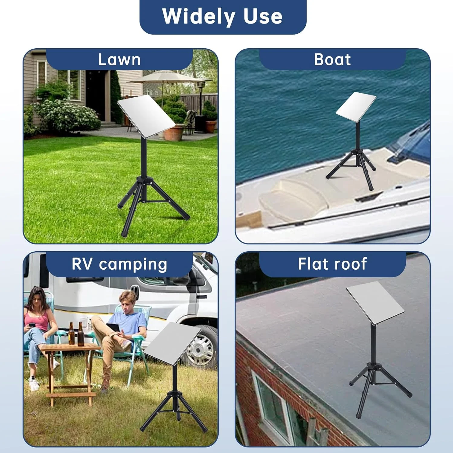 سه پایه کوچک استارلینک - پایه سه پایه قابل حمل استارلینک مینی، کیت نصب استارلینک، پایه میله ای استارلینک برای کیت اینترنت ماهواره ای استارلینک، کیت نصب کوچک استارلینک، کیت نصب سه پایه استارلینک