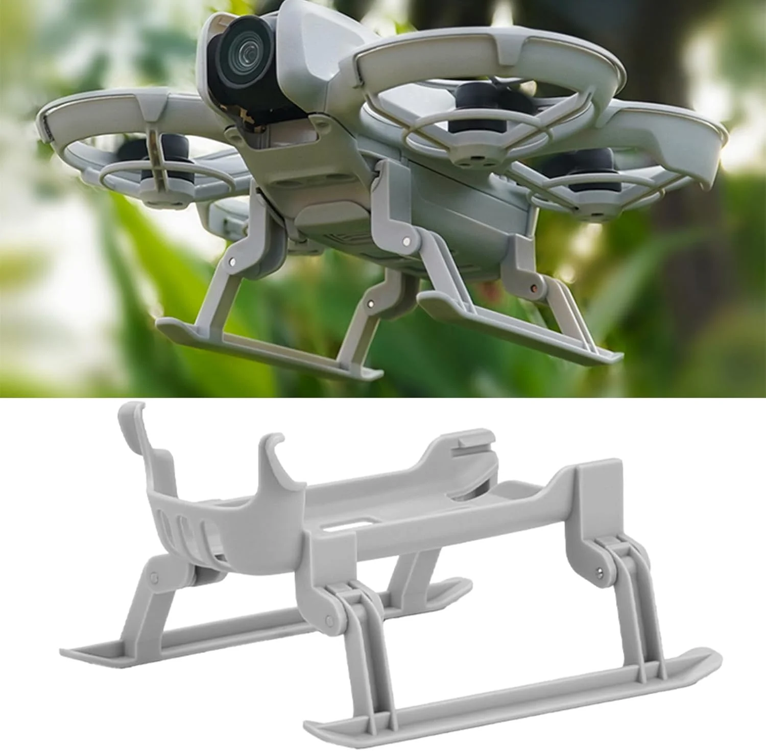 پایه فرود تاشو LICHIFIT برای DJI NEO، افزایش ارتفاع پایه های بلند، محافظت از باتری