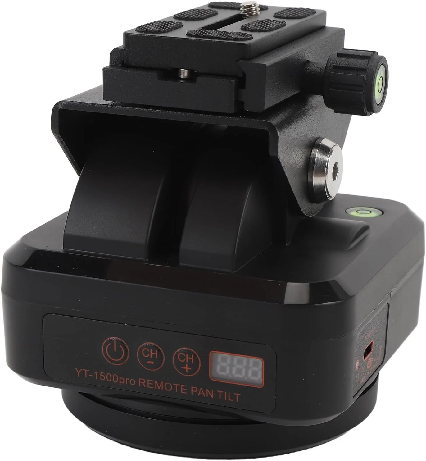 هد چرخشی پانوراما موتوری Haofy، سر پان شیب دار کنترل از راه دور انعطاف پذیر و قوی برای تلفن های هوشمند دوربین های DSLR