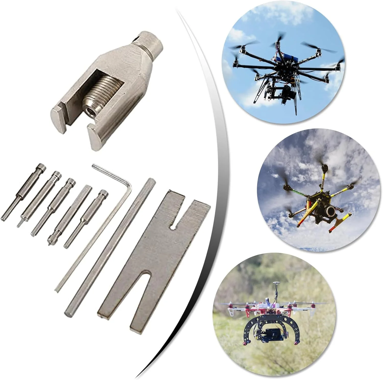 ابزار دقیق جدا کننده چرخ دنده چند منظوره برای هواپیماهای مدل و رباتیک با ساختار مستحکم