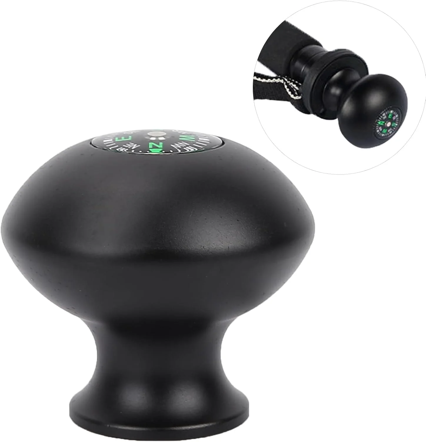 دستگیره گرد میله، دستگیره جهانی تک پایه مناسب فضای باز، سر سه پایه تک پایه با سوراخ پیچ 3/8 اینچی