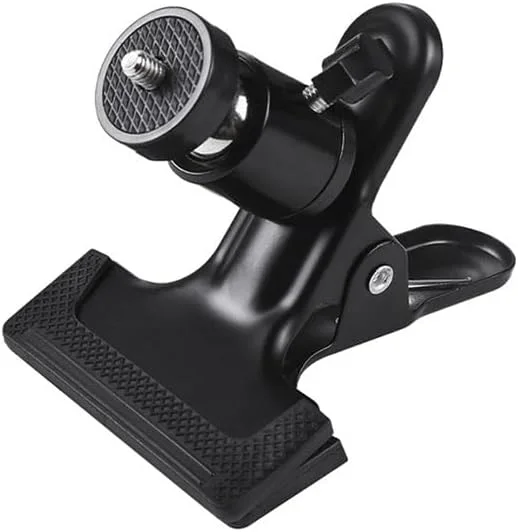 گیره چرخشی 360 درجه دوربین رفلکس با سر توپی پیچی 1/4 اینچی و نگهدارنده تلفن/حلقه نور – گیره ایمن و قابل تنظیم برای دوربین های اکشن، تلفن های هوشمند، نورپردازی و راه اندازی وبلاگ نویسی گیره چرخشی 360 درجه دوربین رفلکس با سر توپی پیچی 1/4 اینچی و نگهدارنده تلفن/حلقه نور – گیره ایمن و قابل تنظیم برای دوربین های اکشن، تلفن های هوشمند، نورپردازی و راه اندازی وبلاگ نویسی