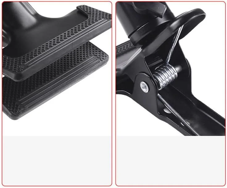 گیره چرخشی 360 درجه دوربین رفلکس با سر توپی پیچی 1/4 اینچی و نگهدارنده تلفن/حلقه نور – گیره ایمن و قابل تنظیم برای دوربین های اکشن، تلفن های هوشمند، نورپردازی و راه اندازی وبلاگ نویسی گیره چرخشی 360 درجه دوربین رفلکس با سر توپی پیچی 1/4 اینچی و نگهدارنده تلفن/حلقه نور – گیره ایمن و قابل تنظیم برای دوربین های اکشن، تلفن های هوشمند، نورپردازی و راه اندازی وبلاگ نویسی