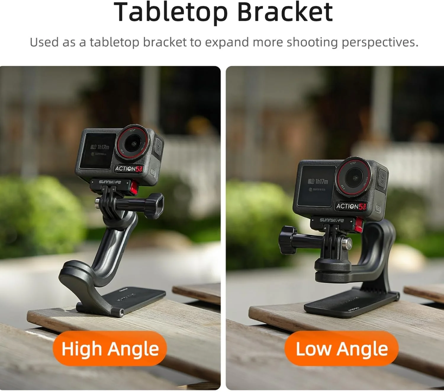 پایه مغناطیسی چند زاویه قابل تنظیم سازگار با Pocket 3 / Action 5/360 X5، پایه چرخان مغناطیسی 360 درجه با گیره قوی، پایه رومیزی و دسته نگهدارنده پایه مغناطیسی چند زاویه قابل تنظیم سازگار با Pocket 3 / Action 5/360 X5، پایه چرخان مغناطیسی 360 درجه با گیره قوی، پایه رومیزی و دسته نگهدارنده