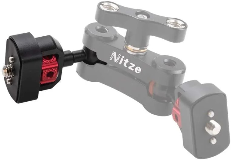 Nitze هد توپی 15 میلیمتری با پیچ ¼ اینچی و پینهای تثبیتکننده - N50-T08-1/4 Nitze هد توپی 15 میلیمتری با پیچ ¼ اینچی و پینهای تثبیتکننده - N50-T08-1/4