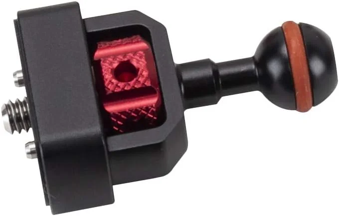 Nitze هد توپی 15 میلی‌متری با پیچ ¼ اینچی و پین‌های تثبیت‌کننده - N50-T08-1/4