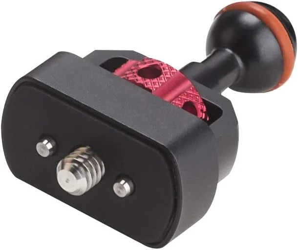 Nitze هد توپی 15 میلی‌متری با پیچ ¼ اینچی و پین‌های تثبیت‌کننده - N50-T08-1/4