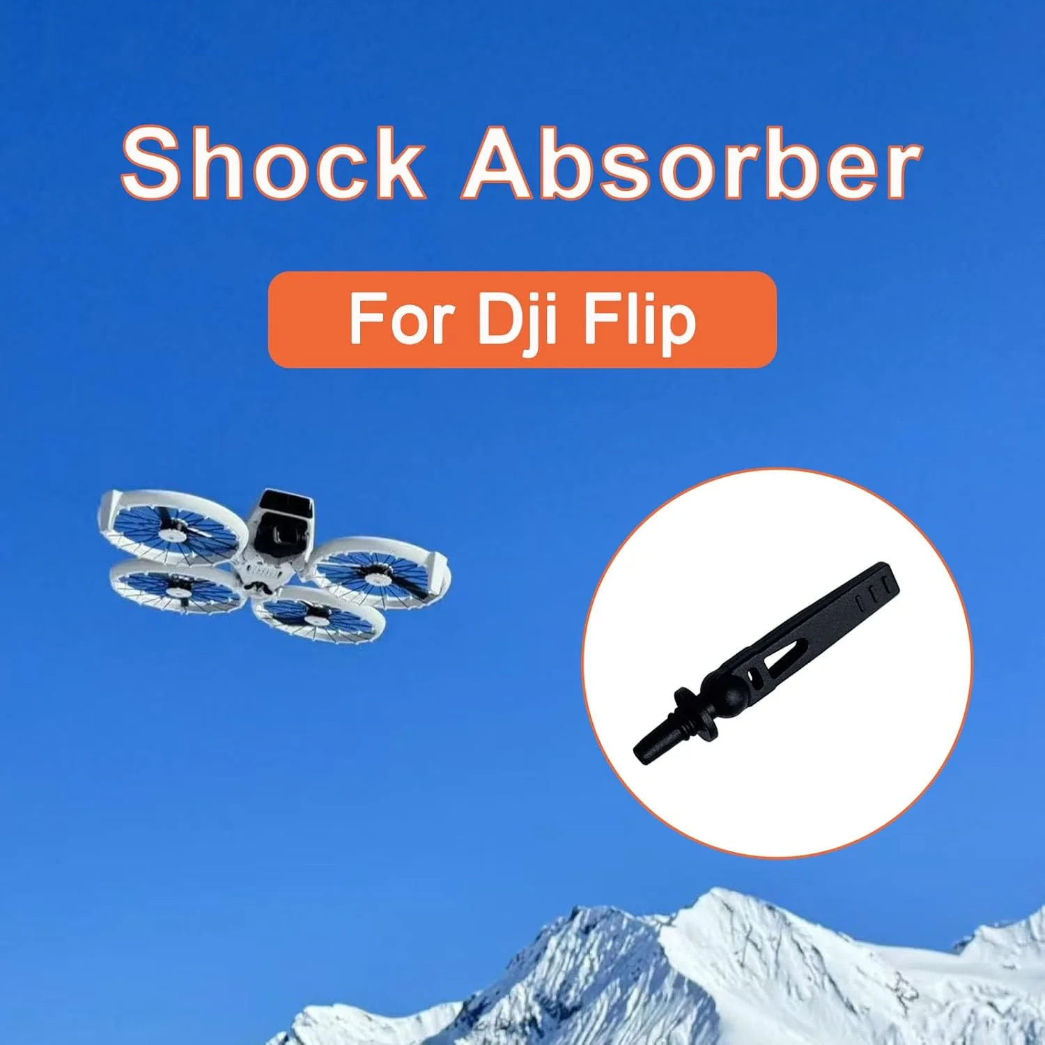 جایگزینی میراگرهای لاستیکی گیمبال برای DJI Flip، قطعه تعمیر پایه ضربه گیر PTZ، قطعات مونتاژ دوربین گیمبال برای قطعات تعمیر جذب شوک DJI Flip لوازم جانبی پهپاد مشکی (3 عدد)