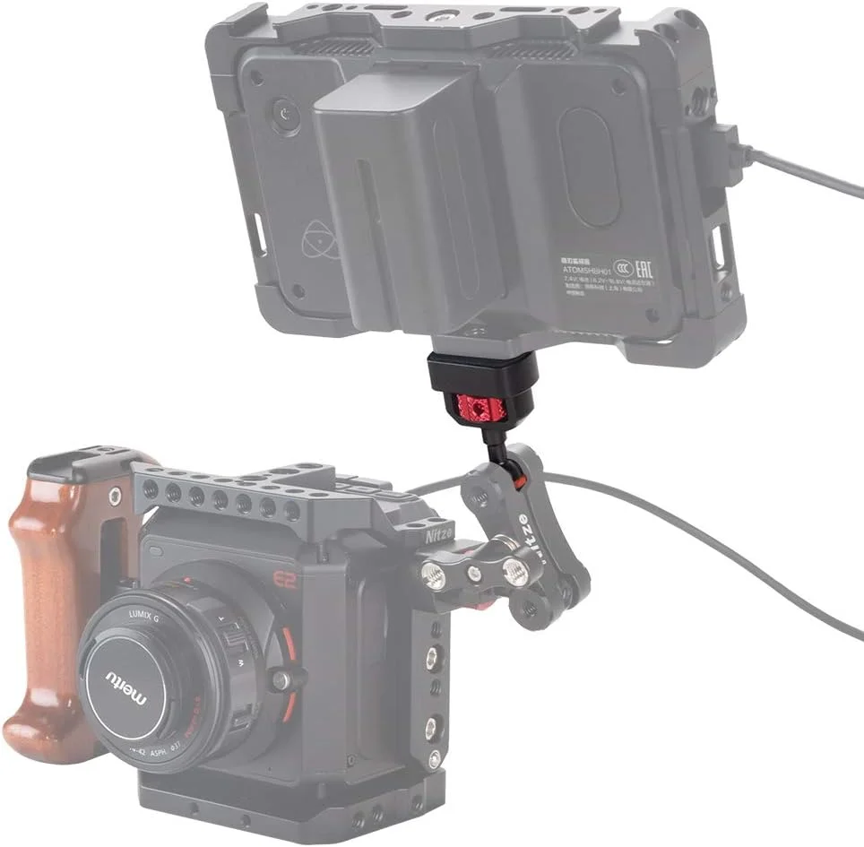 Nitze هد توپی 15 میلی‌متری با پیچ ¼ اینچی و پین‌های تثبیت‌کننده - N50-T08-1/4