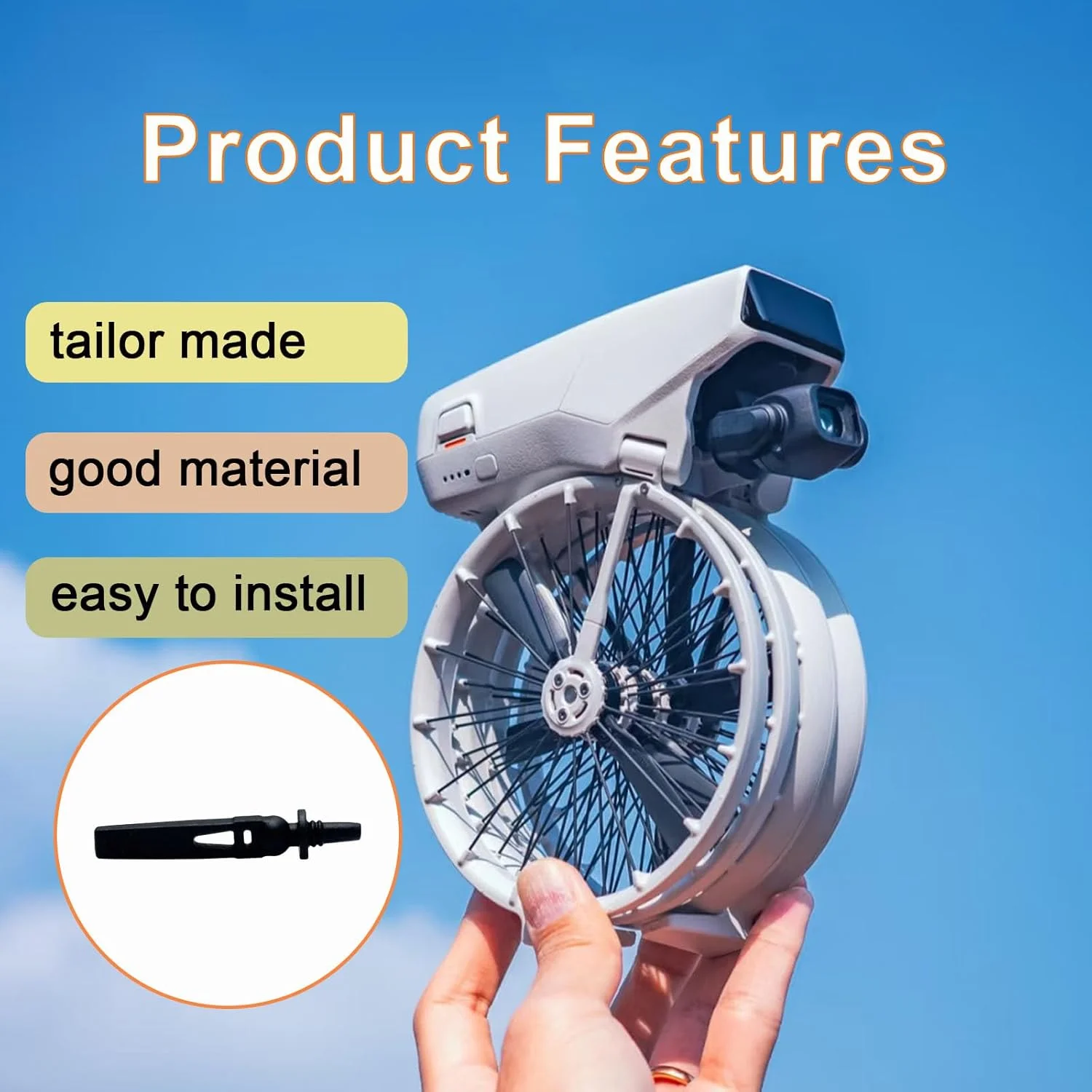 جایگزینی میراگرهای لاستیکی گیمبال برای DJI Flip، قطعه تعمیر پایه ضربه گیر PTZ، قطعات مونتاژ دوربین گیمبال برای قطعات تعمیر جذب شوک DJI Flip لوازم جانبی پهپاد مشکی (3 عدد)