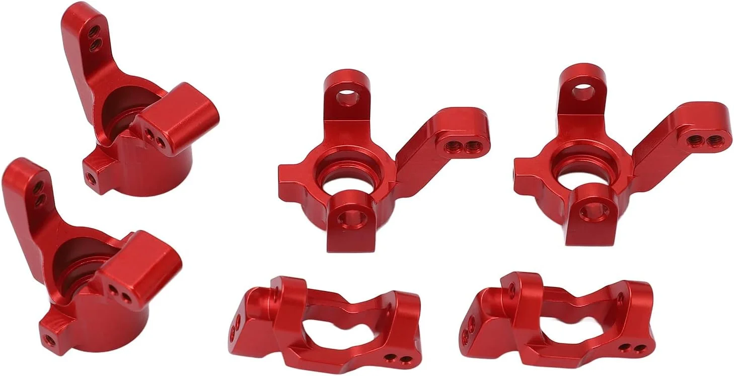 مجموعه مونتاژ فرمان RC Keenso آلیاژ آلومینیوم برای Latrax Teton 1/18 با بلبرینگ دقیق، طراحی سبک و نصب آسان (قرمز) مجموعه مونتاژ فرمان RC Keenso آلیاژ آلومینیوم برای Latrax Teton 1/18 با بلبرینگ دقیق، طراحی سبک و نصب آسان (قرمز)