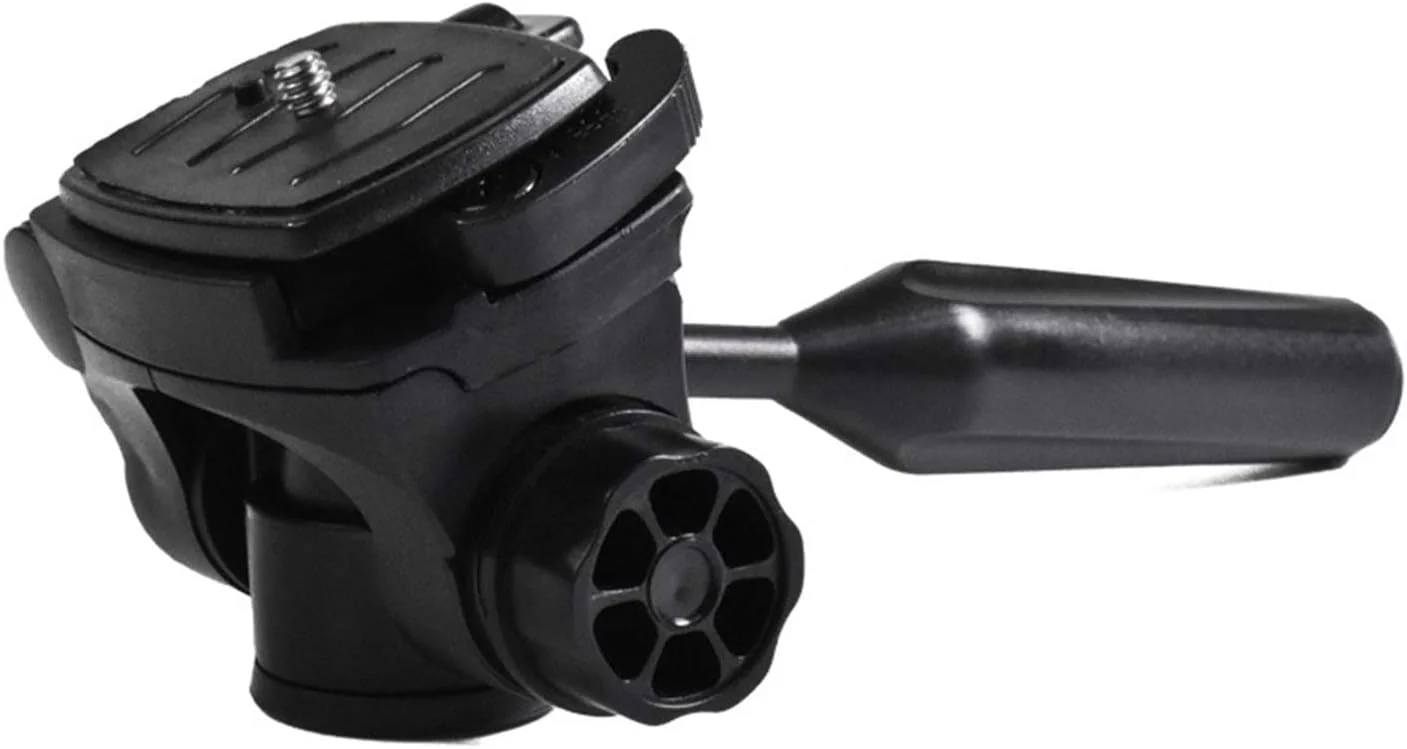 سر سهپایه با چرخش 360 درجه و شیب 90 درجه با پیچهای 3/8 و 1/4 اینچ برای سهپایه و تکپایه دوربین، طراحی سبک و بادوام (حداکثر تحمل وزن 5 کیلوگرم) سر سهپایه با چرخش 360 درجه و شیب 90 درجه با پیچهای 3/8 و 1/4 اینچ برای سهپایه و تکپایه دوربین، طراحی سبک و بادوام (حداکثر تحمل وزن 5 کیلوگرم)