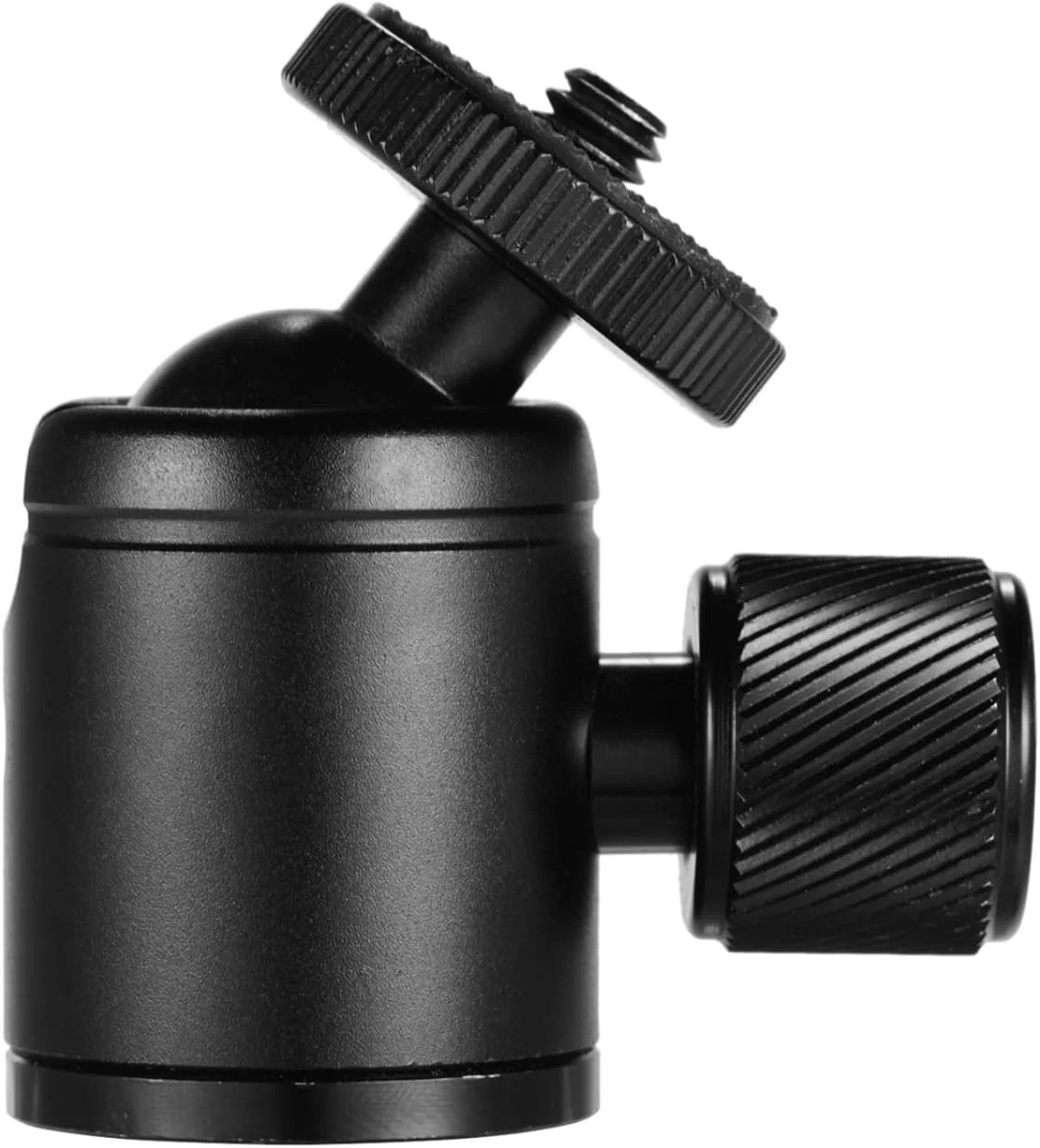 آداپتور سر توپی فلزی کوچک Labymos، آلیاژ آلومینیوم با پیچ 1/4 اینچی و سوراخ پیچ 3/8 اینچی برای دوربین تلفن همراه چراغ LED مشکی آداپتور سر توپی فلزی کوچک Labymos، آلیاژ آلومینیوم با پیچ 1/4 اینچی و سوراخ پیچ 3/8 اینچی برای دوربین تلفن همراه چراغ LED مشکی