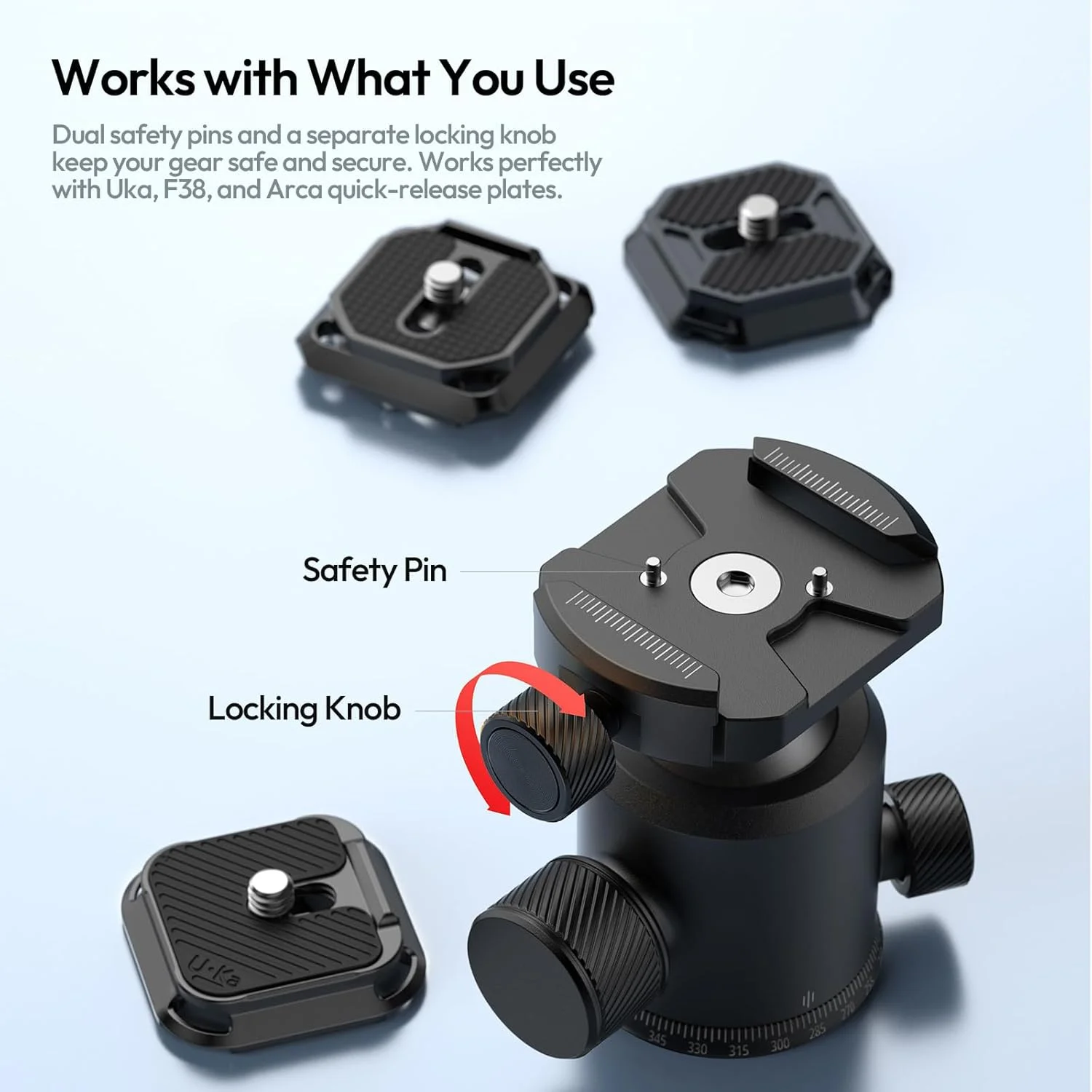 سه پایه دوربین مسافرتی فوق العاده قابل حمل ULANZI TT30 با سر توپی پانوراما، سه پایه رومیزی آلومینیومی حرفه ای مینی برای دوربین های بدون آینه/DSLR/تلفن، تاشو فقط 11.8 اینچ 1.8 پوند، همراه با کیف