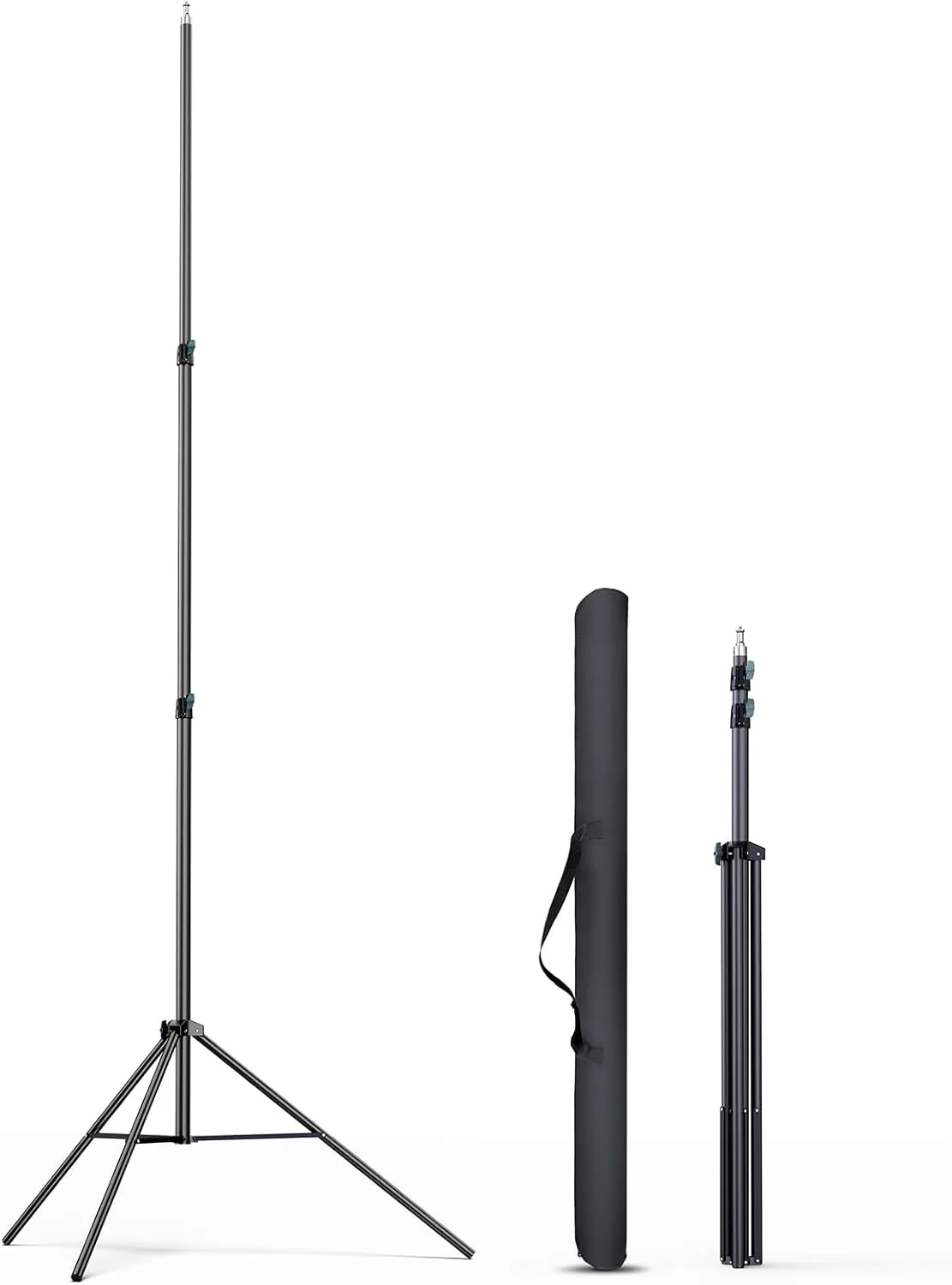 پایه نور سنگین سیسین 4 متری، سه پایه عکاسی ورزشی حرفه ای با پیچ 1/4 اینچ برای نور LED استودیویی، دوربین DSLR، دوربین ورزشی پایه نور سنگین سیسین 4 متری، سه پایه عکاسی ورزشی حرفه ای با پیچ 1/4 اینچ برای نور LED استودیویی، دوربین DSLR، دوربین ورزشی