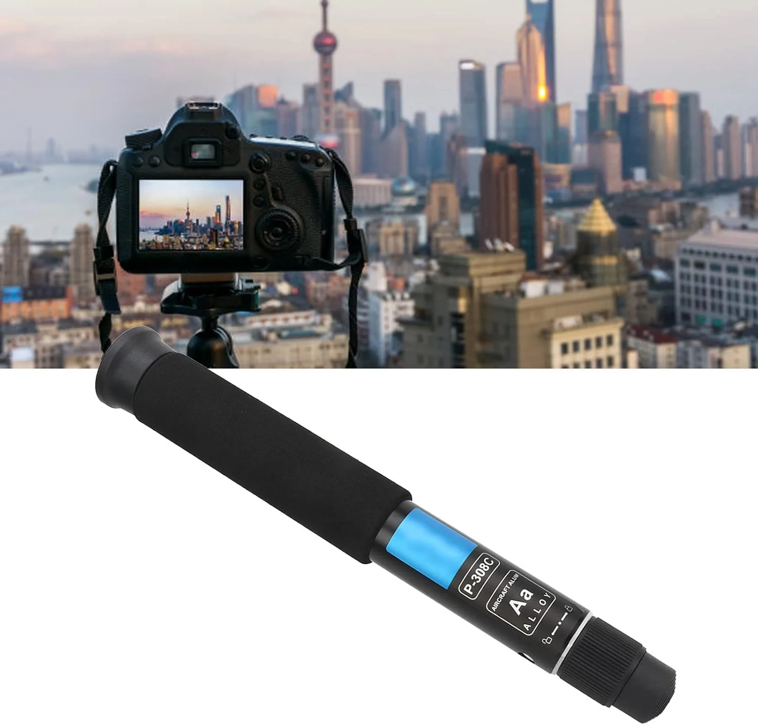 تک پایه دوربین قابل افزایش طول، تک پایه آلومینیومی سبک وزن با سازگاری گسترده، طراحی ضد لغزش، کاربرد وسیع، حمل آسان، قابل تنظیم از 28 سانتی متر تا 157 سانتی متر تک پایه دوربین قابل افزایش طول، تک پایه آلومینیومی سبک وزن با سازگاری گسترده، طراحی ضد لغزش، کاربرد وسیع، حمل آسان، قابل تنظیم از 28 سانتی متر تا 157 سانتی متر