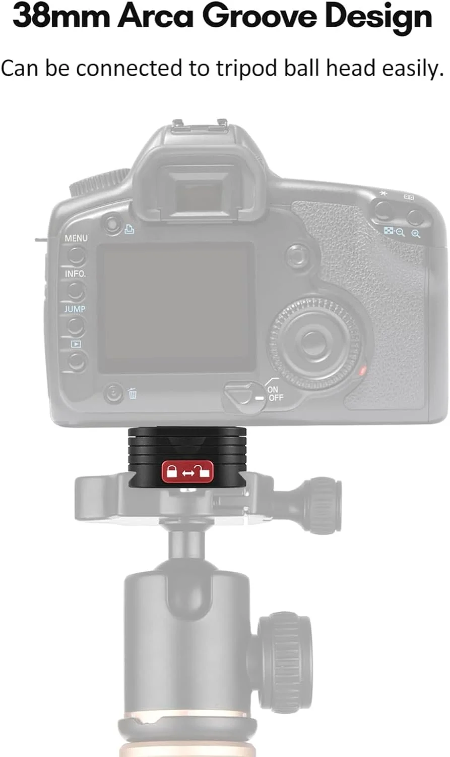 آداپتور سر توپی کوچک چند منظوره Labymos با قابلیت چرخش 360 درجه از جنس آلیاژ آلومینیوم با پیچ 1/4 اینچی و پایه اتصال آداپتور سر توپی کوچک چند منظوره Labymos با قابلیت چرخش 360 درجه از جنس آلیاژ آلومینیوم با پیچ 1/4 اینچی و پایه اتصال