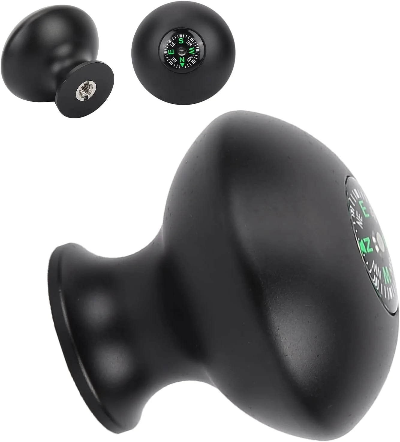 دسته مونوپاد Luqeeg، گریپ میله‌ای با پیچ 3/8 اینچی، دستگیره آلیاژ آلومینیوم، ضد لغزش برای پیاده‌روی در فضای باز، کمپینگ، مناسب برای اکثر مونوپادها و سه‌پایه‌ها