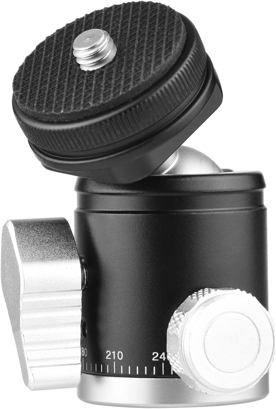 Labymos پایه توپی دو منظوره 2 در 1 با پیچ 1/4 اینچی و مانت کفشک سرد، پایه توپی آلیاژ آلومینیومی با قابلیت چرخش 360 درجه برای نگهدارنده گوشی دوربین Labymos پایه توپی دو منظوره 2 در 1 با پیچ 1/4 اینچی و مانت کفشک سرد، پایه توپی آلیاژ آلومینیومی با قابلیت چرخش 360 درجه برای نگهدارنده گوشی دوربین