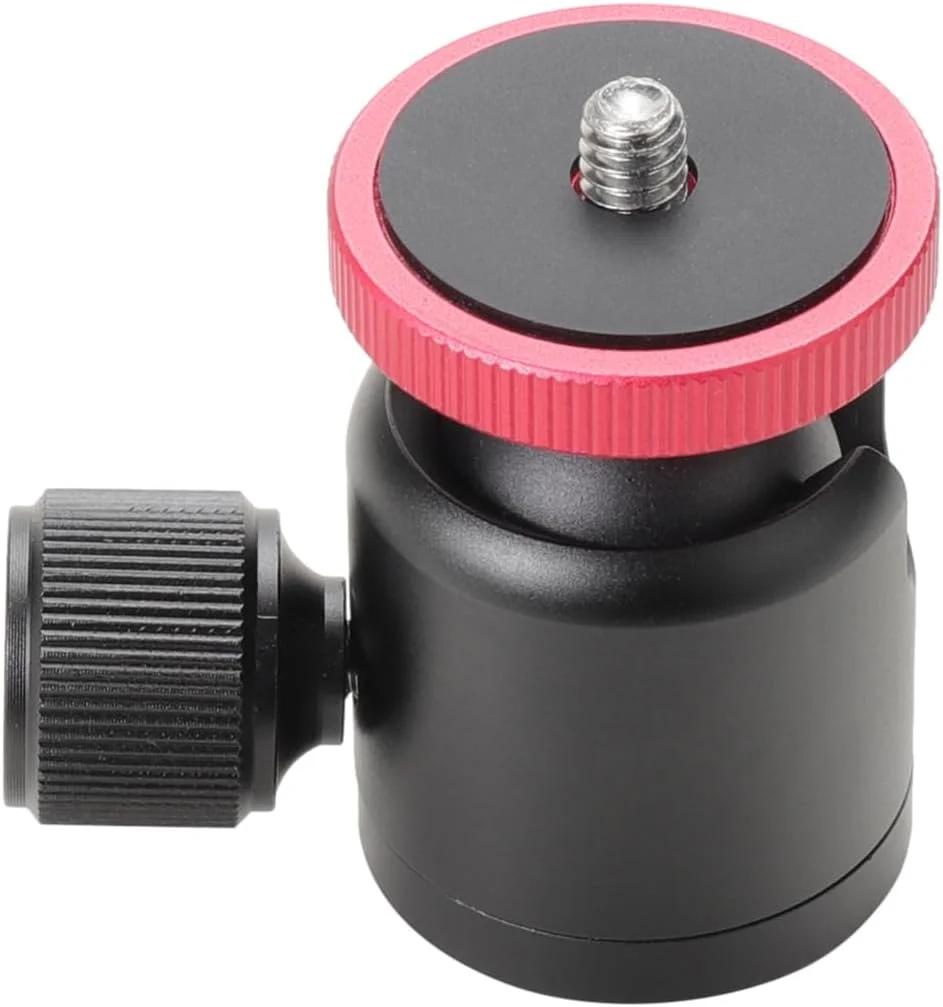 سر توپی کوچک آلیاژ آلومینیوم Labymos، سر توپی چرخشی، جایگزین لوازم جانبی عکاسی با سوراخ پیچ 3/8 اینچی و پیچ آداپتور 1/4 اینچی برای دوربین، فیلمبرداری و نورپردازی عکاسی سر توپی کوچک آلیاژ آلومینیوم Labymos، سر توپی چرخشی، جایگزین لوازم جانبی عکاسی با سوراخ پیچ 3/8 اینچی و پیچ آداپتور 1/4 اینچی برای دوربین، فیلمبرداری و نورپردازی عکاسی