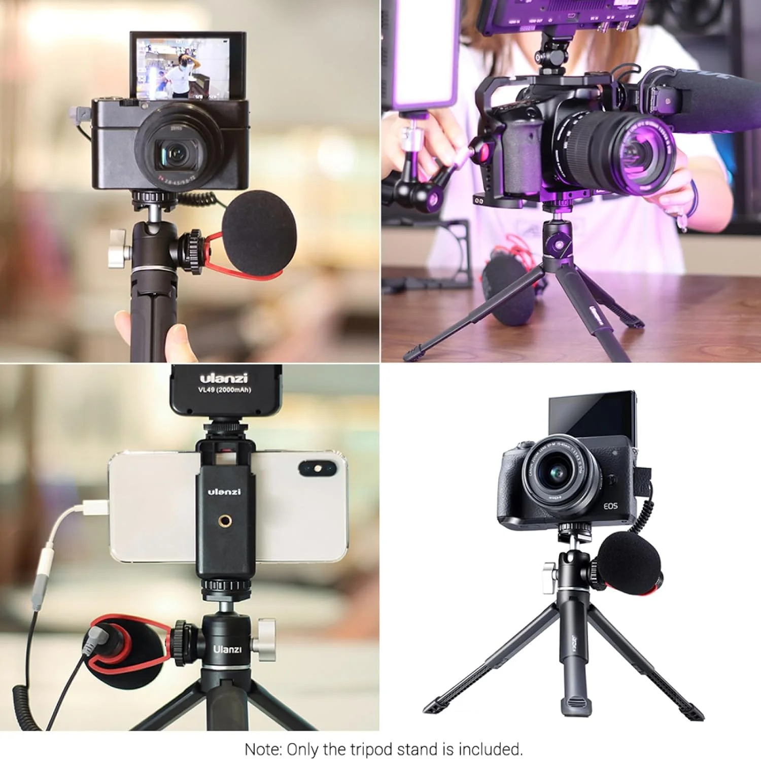 میز کوچک قابل گسترش Labymos با ارتفاع قابل تنظیم و پیچ 1/4 اینچی میز کوچک قابل گسترش Labymos با ارتفاع قابل تنظیم و پیچ 1/4 اینچی