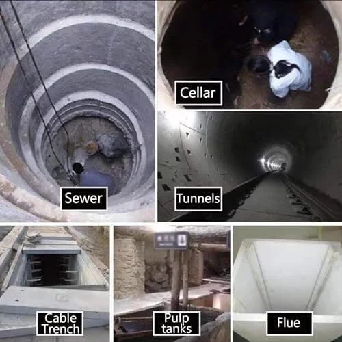 سه پایه نجات آلومینیومی، کیت سه پایه فضای محدود 816 کیلوگرمی با محافظ سقوط و کمربند ایمنی