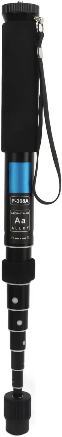 تک پایه عکاسی قابل حمل POENVFPO با پایه جداشدنی، تک پایه حرفه ای برای دوربین های DSLR، مناسب برای ماجراجویی های فضای باز