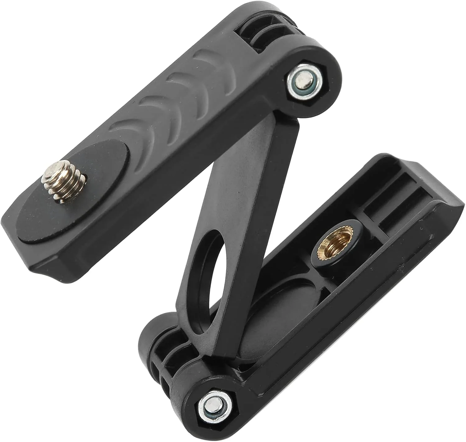 هد تیلت دوربین Z شکل، سه پایه تاشو سبک وزن، صفحه نصب Z، جنس پلاستیک ABS، هد بال Z شکل دوربین