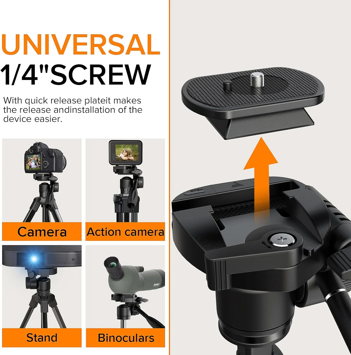 سه پایه دوربین 61 اینچی، پایه دوربین چرخشی 3 طرفه قابل حمل آلومینیومی حرفه ای، پایه تک پایه برای دوربین، تلفن هوشمند، مناسب برای انواع ولاگ های زنده سه پایه دوربین 61 اینچی، پایه دوربین چرخشی 3 طرفه قابل حمل آلومینیومی حرفه ای، پایه تک پایه برای دوربین، تلفن هوشمند، مناسب برای انواع ولاگ های زنده