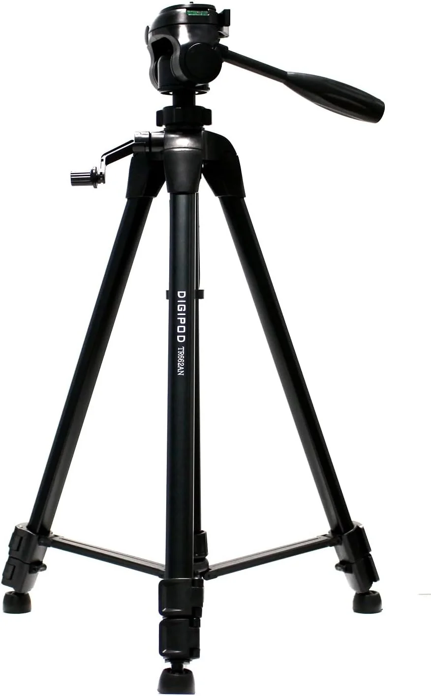سه پایه دوربین حرفه ای با کیف حمل، کیت تمیز کننده، ارتفاع قابل تنظیم، مشکی