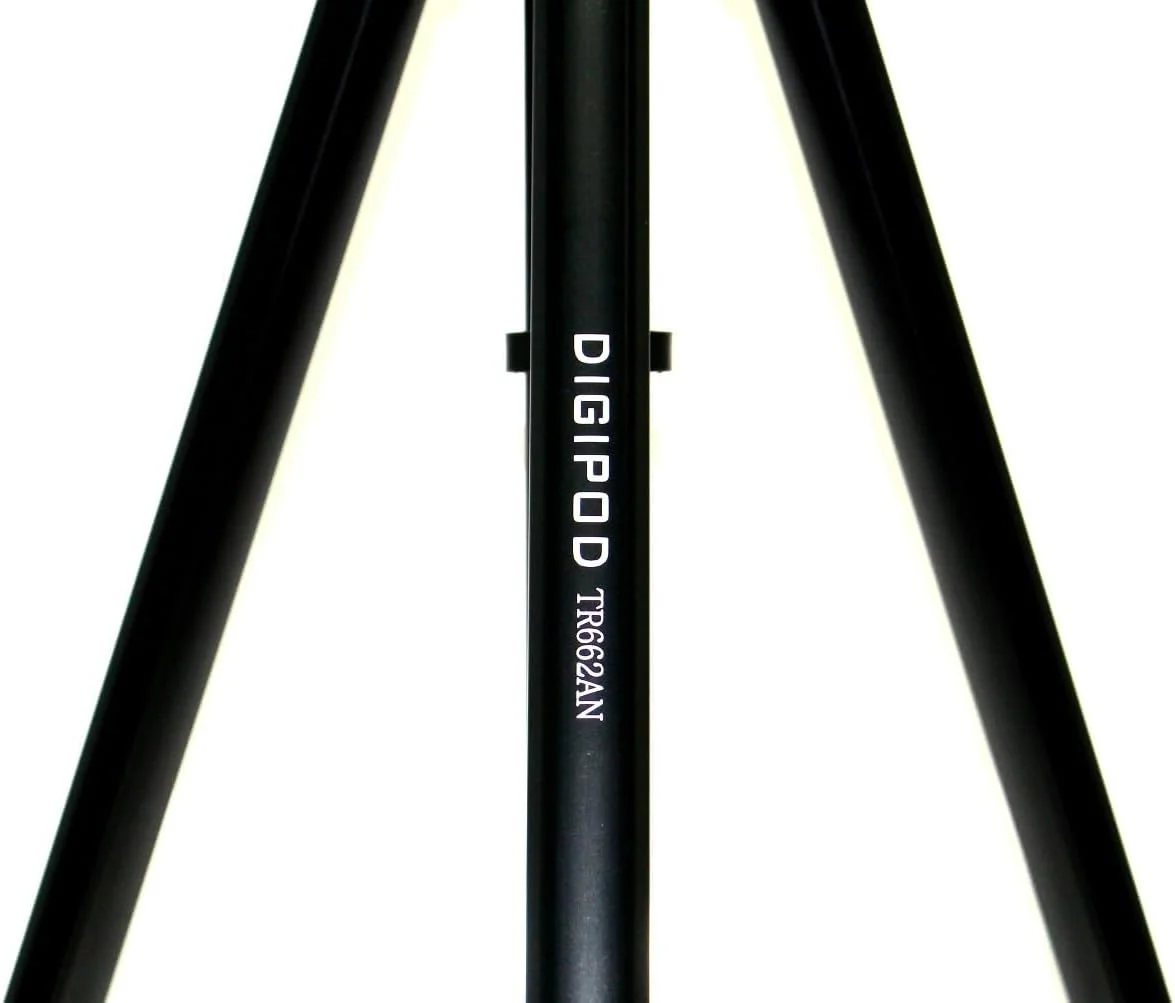 سه پایه دوربین حرفه ای با کیف حمل، کیت تمیز کننده، ارتفاع قابل تنظیم، مشکی