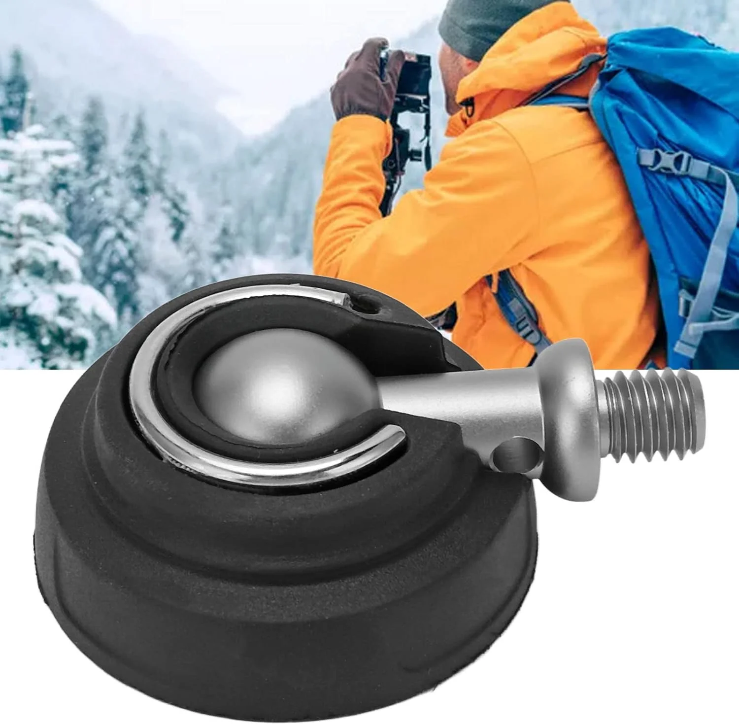 پایه سه پایه، پد لاستیکی ضد لغزش استیل ضد زنگ 3/8 اینچی، جایگزین پایه سه پایه دوربین با آچار آلن داخلی برای سه پایه پایه سه پایه، پد لاستیکی ضد لغزش استیل ضد زنگ 3/8 اینچی، جایگزین پایه سه پایه دوربین با آچار آلن داخلی برای سه پایه