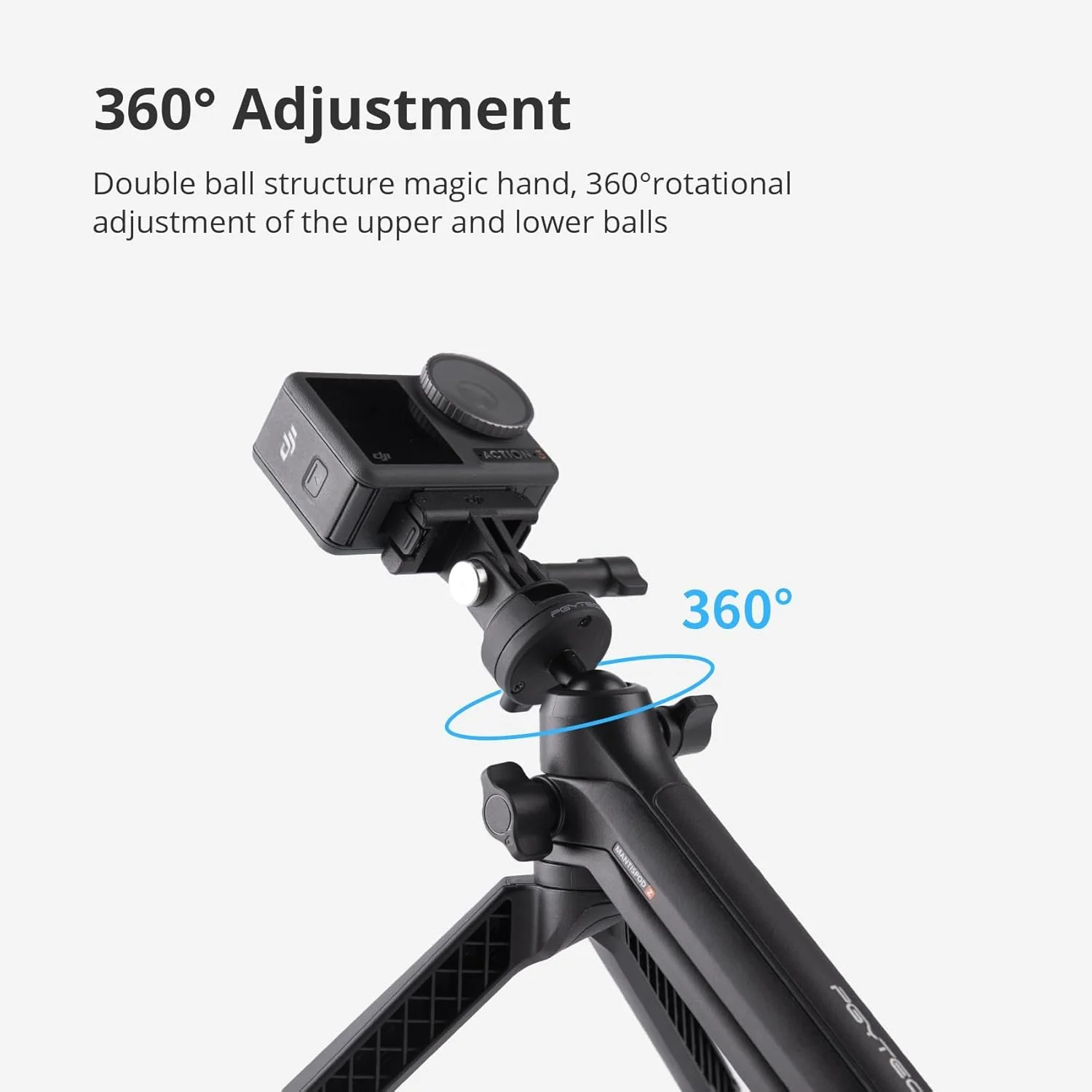 سه پایه فیلمبرداری برای DJI OSMO Action 5 Pro/4/Pocket 3، سازگار با دوربین های اکشن Gopro 13/12/11 و تلفن های همراه برای Insta360 Ace Pro 2/X4/X3/ONE با آداپتور رزوه 1/4 اینچ -20 سه پایه فیلمبرداری برای DJI OSMO Action 5 Pro/4/Pocket 3، سازگار با دوربین های اکشن Gopro 13/12/11 و تلفن های همراه برای Insta360 Ace Pro 2/X4/X3/ONE با آداپتور رزوه 1/4 اینچ -20
