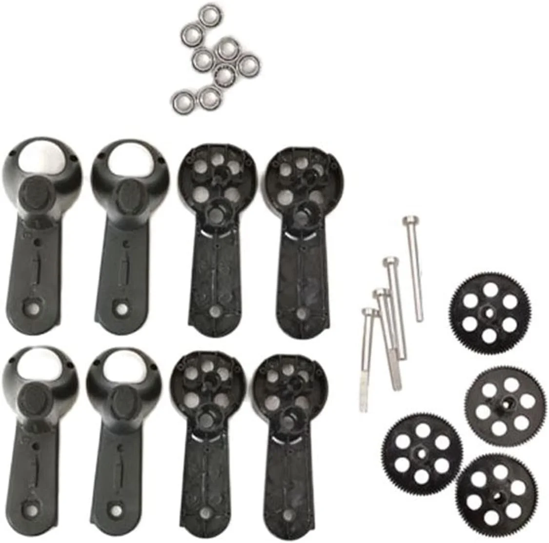 قطعات یدکی بازوی کوادروتور وای فای دوربین YOKRO، شامل چرخ دنده و بلبرینگ، مناسب برای پهپادهای SG701 SG701S SG701-S RC و لوازم جانبی پهپاد S604 4K