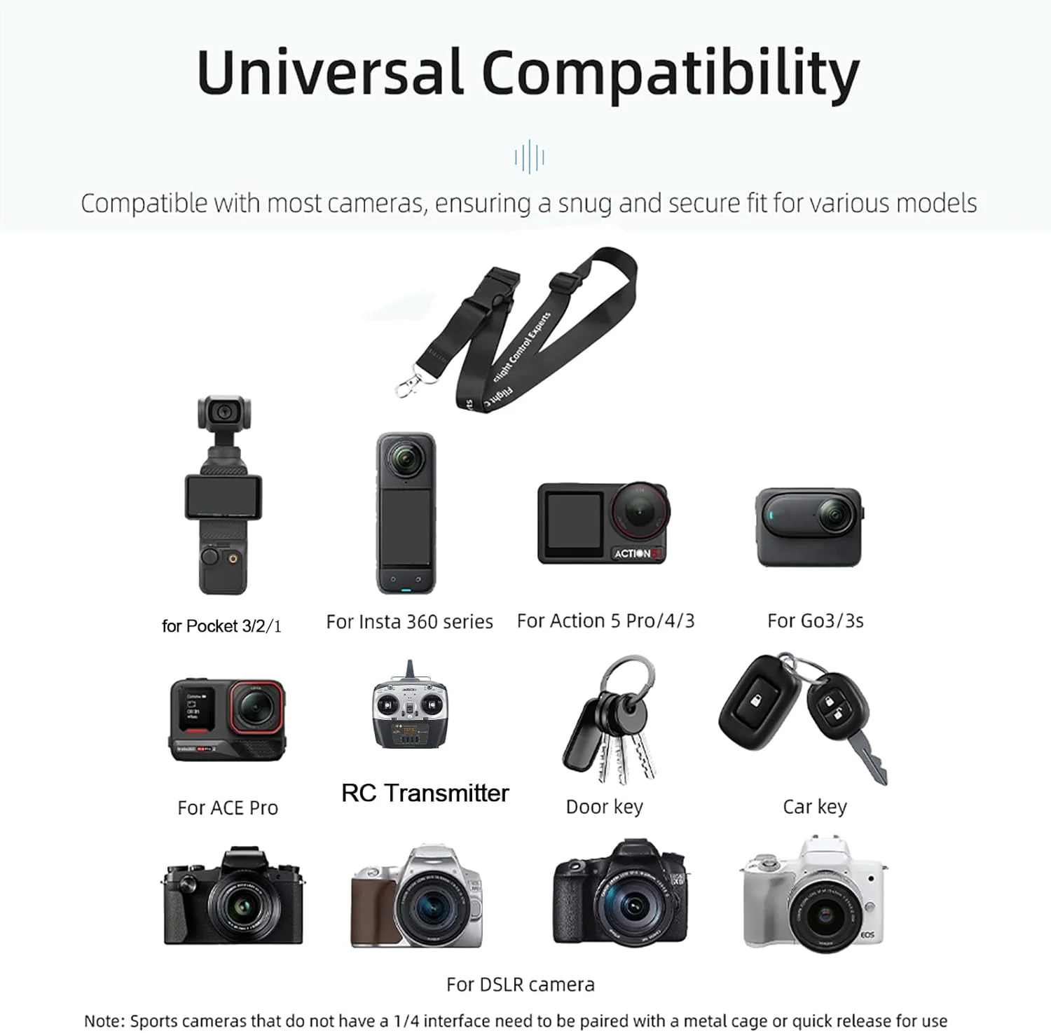 بند گردنی نایلونی قابل تنظیم Wtohoby برای کنترل از راه دور DJI Avata 2/Avata/FPV Remote Controller 3/2 Phantom 3 4، بند آویز گردنی ایمنی، قلاب، لوازم جانبی پهپاد دوربین، مشکی، L بند گردنی نایلونی قابل تنظیم Wtohoby برای کنترل از راه دور DJI Avata 2/Avata/FPV Remote Controller 3/2 Phantom 3 4، بند آویز گردنی ایمنی، قلاب، لوازم جانبی پهپاد دوربین، مشکی، L