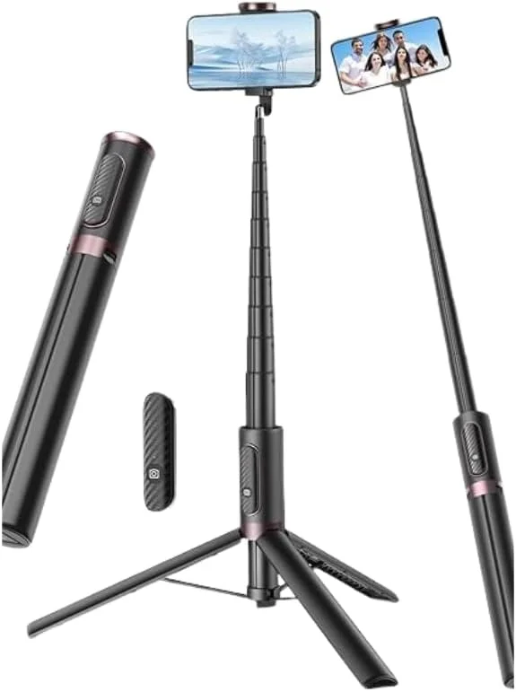 پایه سه پایه تلسکوپی قابل تنظیم، میله آلومینیومی سبک وزن (28.3-170 سانتی متر)، قابل حمل و تاشو برای دوربین، تلفن، رینگ لایت، ولاگینگ، پخش زنده پایه سه پایه تلسکوپی قابل تنظیم، میله آلومینیومی سبک وزن (28.3-170 سانتی متر)، قابل حمل و تاشو برای دوربین، تلفن، رینگ لایت، ولاگینگ، پخش زنده