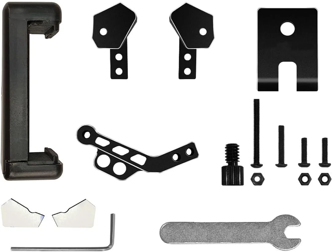 نگهدارنده RC8X، پایه نگهدارنده صفحه نمایش مانیتور FPV، آلیاژ آلومینیوم CNC، دستگاه RC برای کنترل از راه دور RC8X، لوازم جانبی FPV مشکی برای علاقه مندان به RC