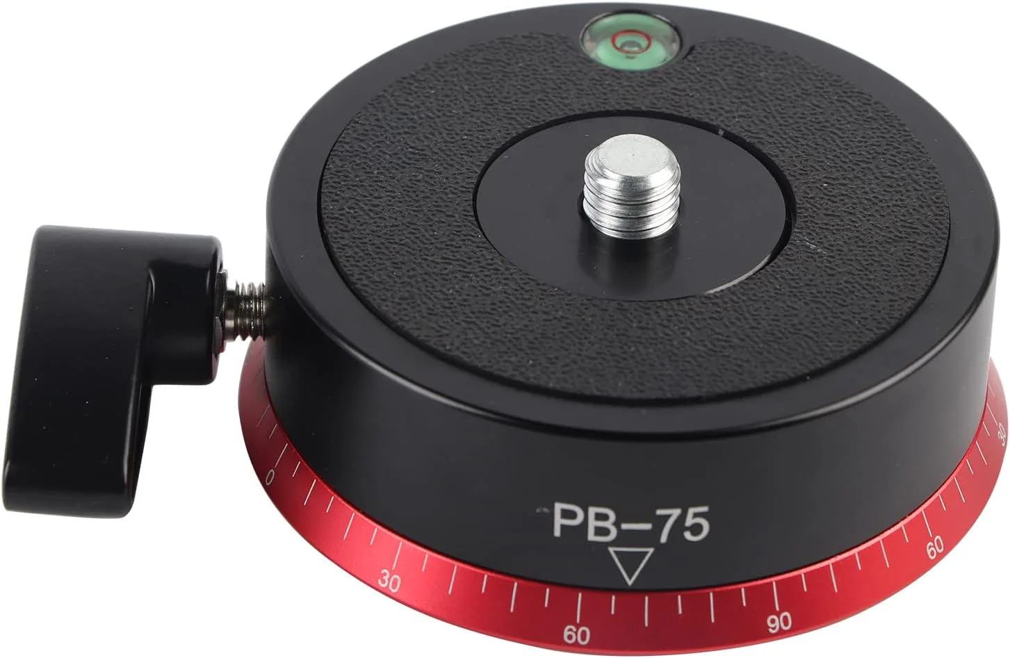 هد سه پایه توپی پانوراما آلیاژ آلومینیوم، پایه چرخان پانورامایی دوربین با پیچ 3/8 اینچ به همراه تراز حبابی، پایه تراز سه پایه پانوراما 360 درجه برای دوربین های DSLR، تماشای پرندگان