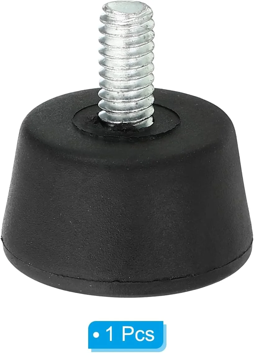 پایه های لاستیکی سه پایه جهانی 1/4 اینچ در 1.3 اینچ، قطعات جایگزین ضد لغزش سه پایه برای سه پایه دوربین تک پایه، مشکی