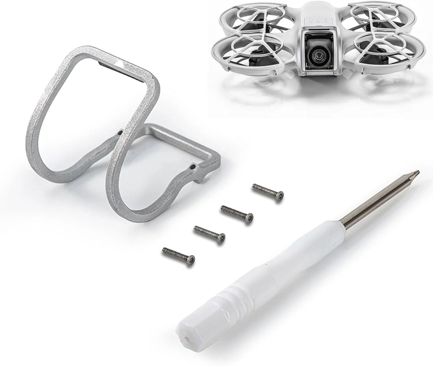 محافظ گیمبال LICHIFIT برای پهپاد DJI NEO، محافظ لنز و ضربه گیر آلیاژ آلومینیومی