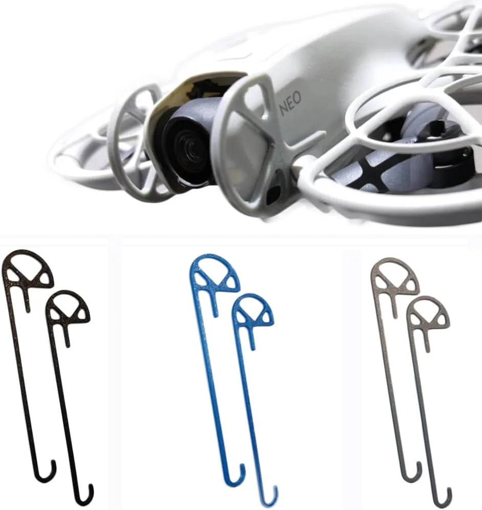 محافظ ضربه گیر گیمبال Hesupy برای DJI Neo، محافظ لنز ضد برخورد، محافظ گیمبال دوربین برای لوازم جانبی پهپاد Neo (خاکستری)