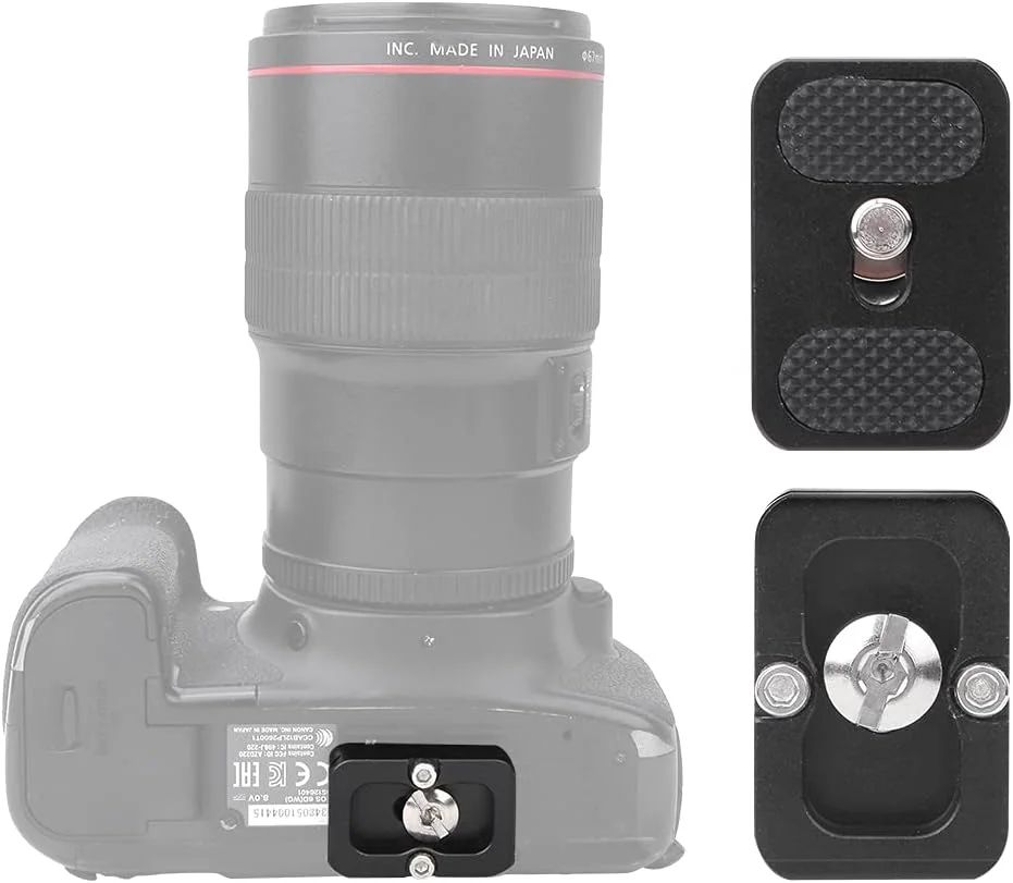 صفحه اتصال سریع کوچک RvSky PU25، مقاوم، جمع و جور، سبک وزن، مناسب برای سه پایه و تک پایه، رنگ مشکی صفحه اتصال سریع کوچک RvSky PU25، مقاوم، جمع و جور، سبک وزن، مناسب برای سه پایه و تک پایه، رنگ مشکی