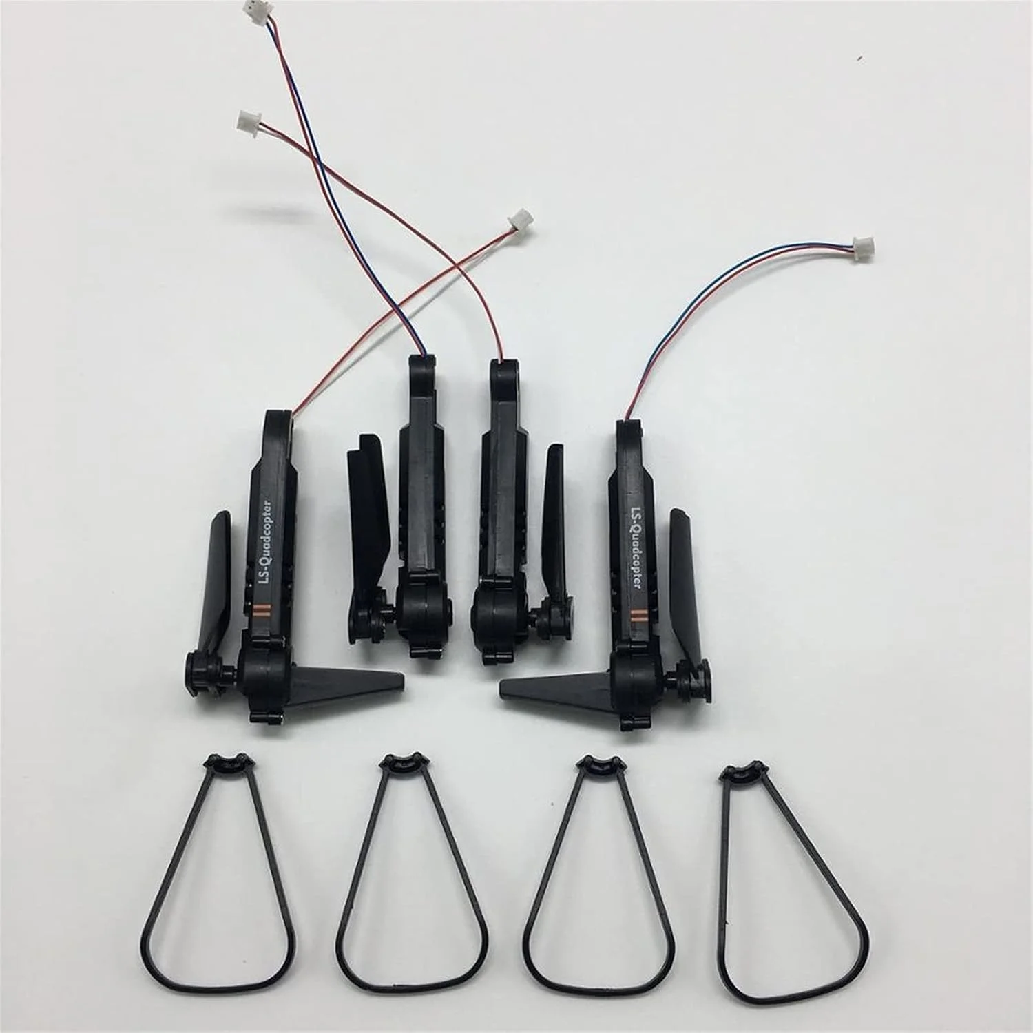 بازوی تاشو با موتور برای XT6 و LS-Quadcopter، جایگزینی موتور بازوی پهپاد (مشکی)
