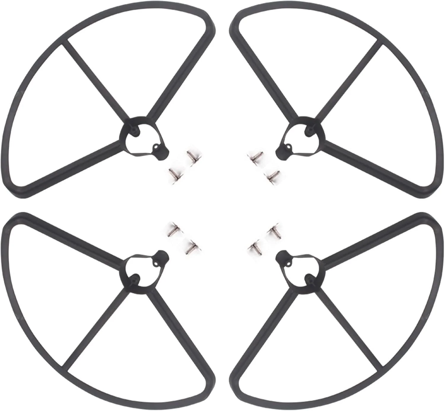 پایه فرود، پایه دوربین گیمبال و ملخ سه پره جایگزین برای Hubsan H501S X4 H501A H501C (5 عدد)
