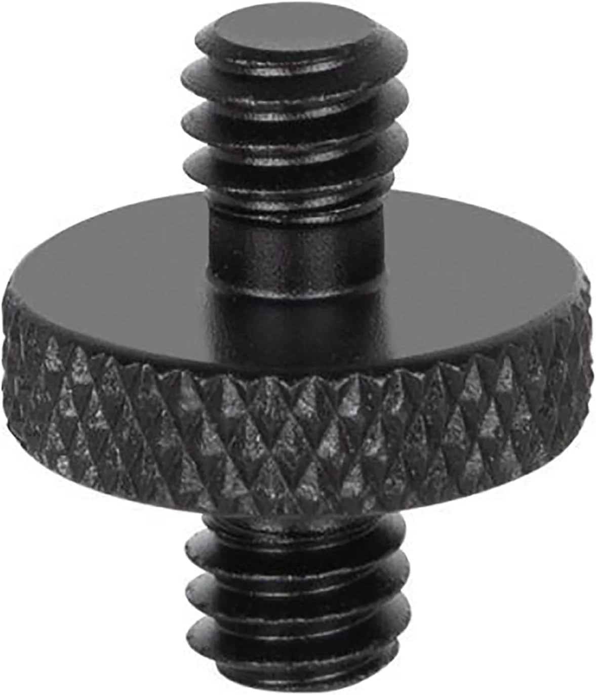 تبدیل پیچ فلزی 1/4 اینچ نر به 1/4 اینچ یا 3/8 اینچ نر دو سر برای سه پایه و پایه های دوربین - کوچک به کوچک