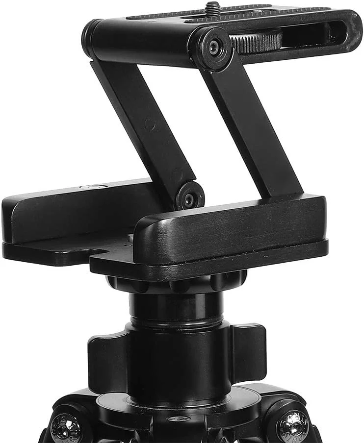 پایه نگهدارنده تاشو حرفه ای XUMIUZIY با صفحه QR برای دوربین سه پایه CO، هد Z Tilt، مجهز به پیچ های 1/4 اینچ و 3/8 اینچ، تحمل بار بزرگ 3 کیلوگرمی، مشکی پایه نگهدارنده تاشو حرفه ای XUMIUZIY با صفحه QR برای دوربین سه پایه CO، هد Z Tilt، مجهز به پیچ های 1/4 اینچ و 3/8 اینچ، تحمل بار بزرگ 3 کیلوگرمی، مشکی