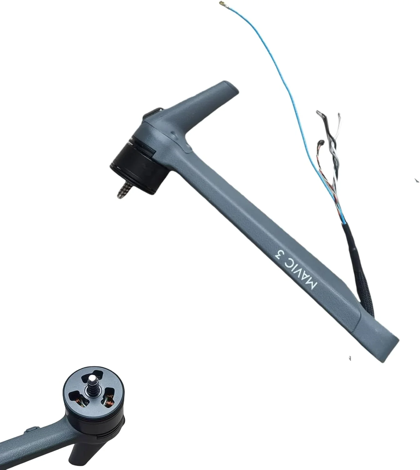 قطعات تعمیر بازوی موتور پهپاد Xmipbs Mavic 3 Pro جایگزین برای DJI Mavic 3 /Mavic 3 Pro/Mavic 3 Classic/Mavic 3 T/Mavic 3 Pro Cine قطعات یدکی برای سری Mavic 3 جلو چپ
