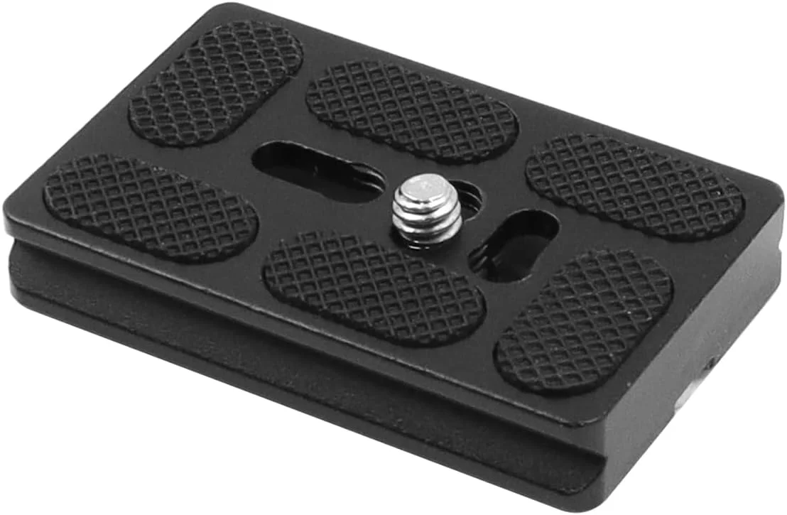 دو عدد صفحه رهاسازی سریع سر سه پایه، آداپتور جهانی پیچ 1/4 اینچ به 3/8 اینچ، پایه سه پایه Arca-Swiss QR